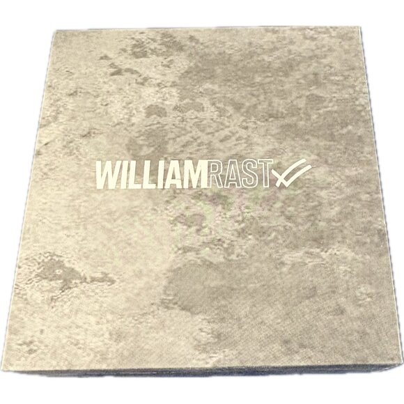 William Rast Men's Stainless Steel Silver Chain Link Men's Bracelet-Gift Boxed - Picture 4 of 4